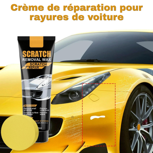 Crème de réparation pour rayures de voiture