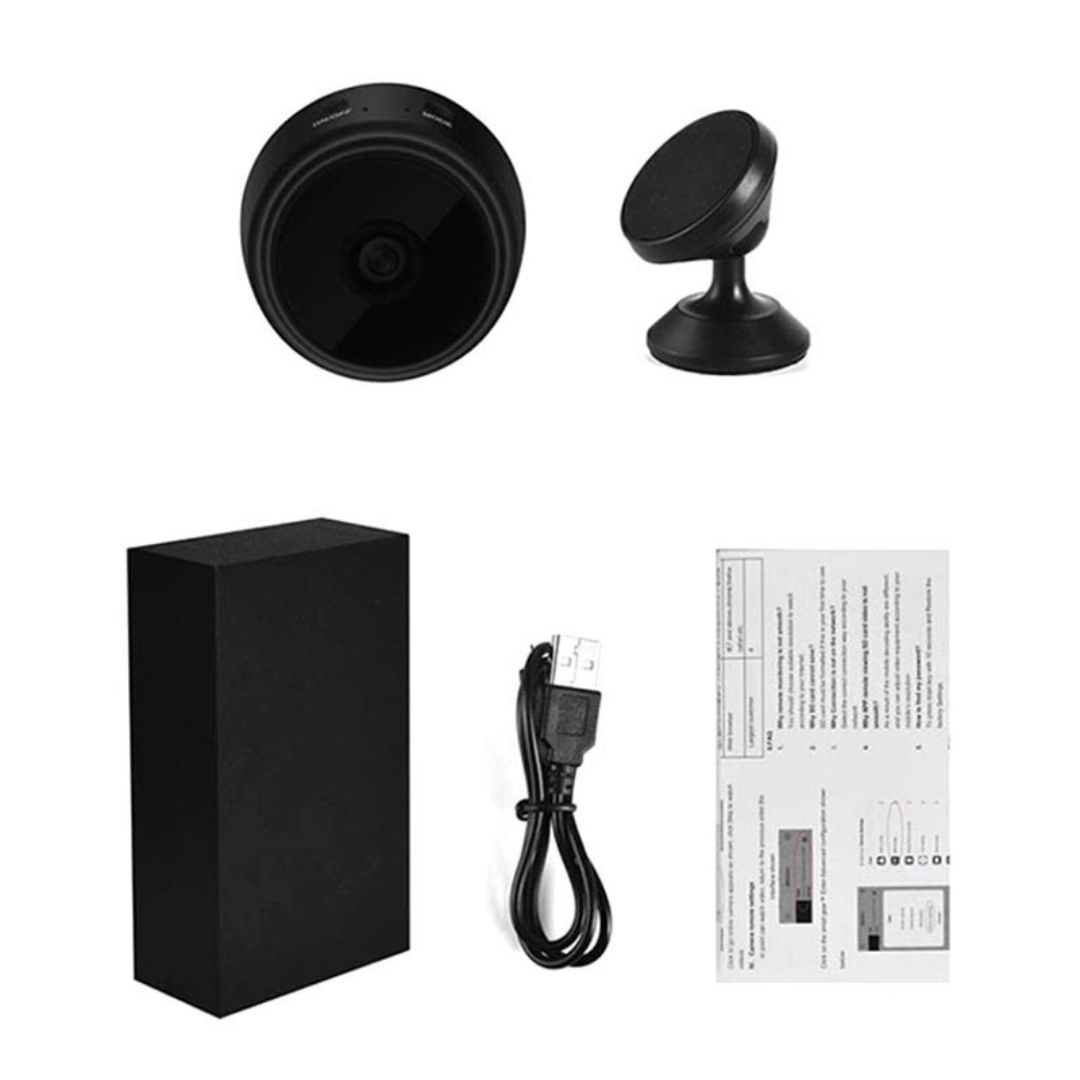 Caméra de surveillance A9 Grand angle HD 1080P sans fil WIFI Vision nocturne
