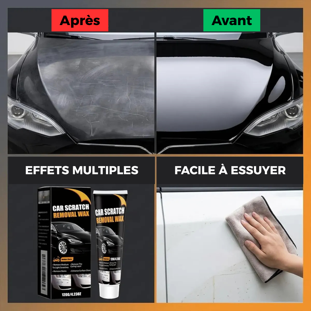 Crème de réparation pour rayures de voiture