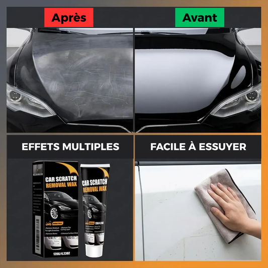 Pâte de Réparation de Rayures de Voiture, Efface Rayures pour Voiture, Polish Voiture Rayure, Retouche Peinture Voiture Kit